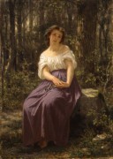 Hugues Merle_1862_A Girl in the Woods.jpg